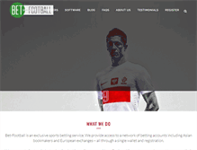 Tablet Screenshot of bet-football.com